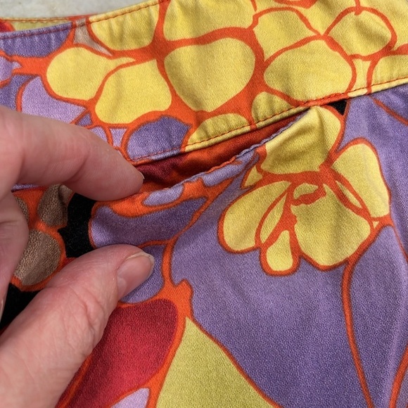 Talbots Tropical Print Culottes‎ | Multicolor | Size 6 - Picture 4 of 10